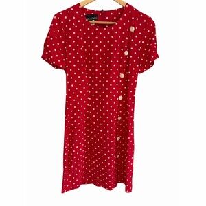 Vintage My Michelle Dress Women's Size 8 Polka Dot Knee Length 50's Style Dress